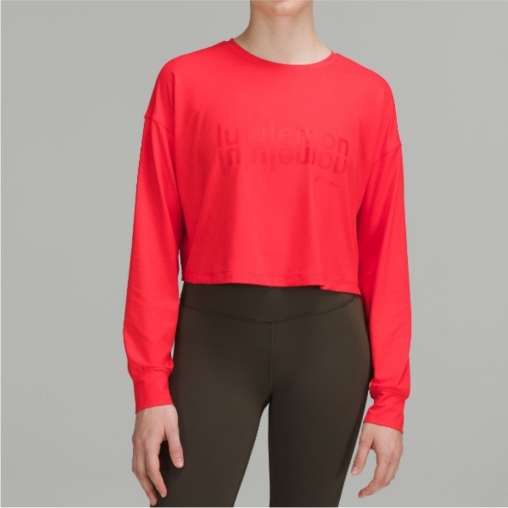 Red Lululemon Long Sleeve - dryfit